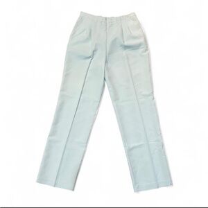 Vintage light blue 70s deadstock high waisted trousers high rise 29/30” waist